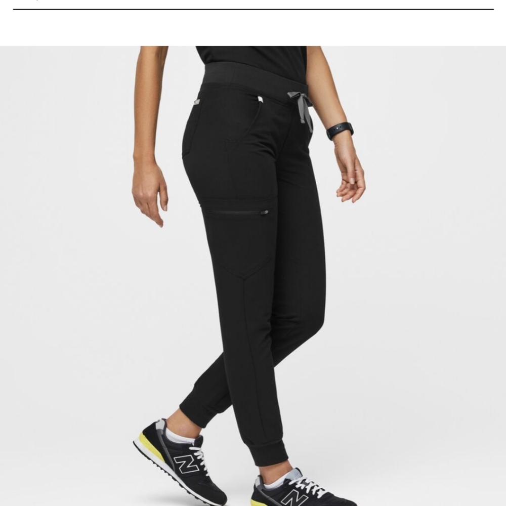 Figs Zamora jogger scrub pant black